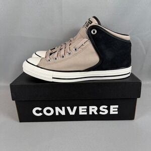 Converse Chuck Taylor High Street Mid Shoes Mens 7.5 Papyrus/Black A14294C New